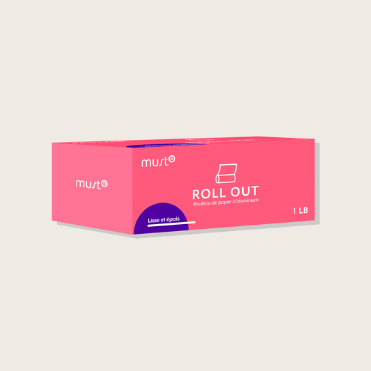 Rouleau papier aluminium lisse épais 1lb