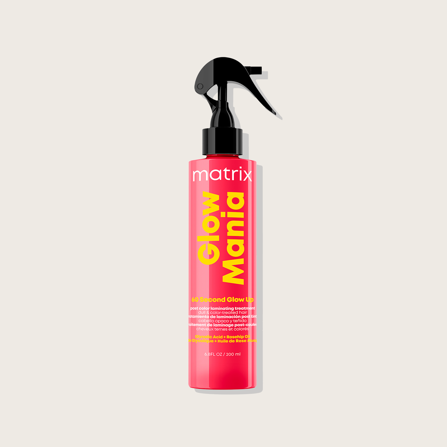 Matrix Glow Mania Glow Gatekeeper Sealing Leave-In Spray — packshot on a plain background