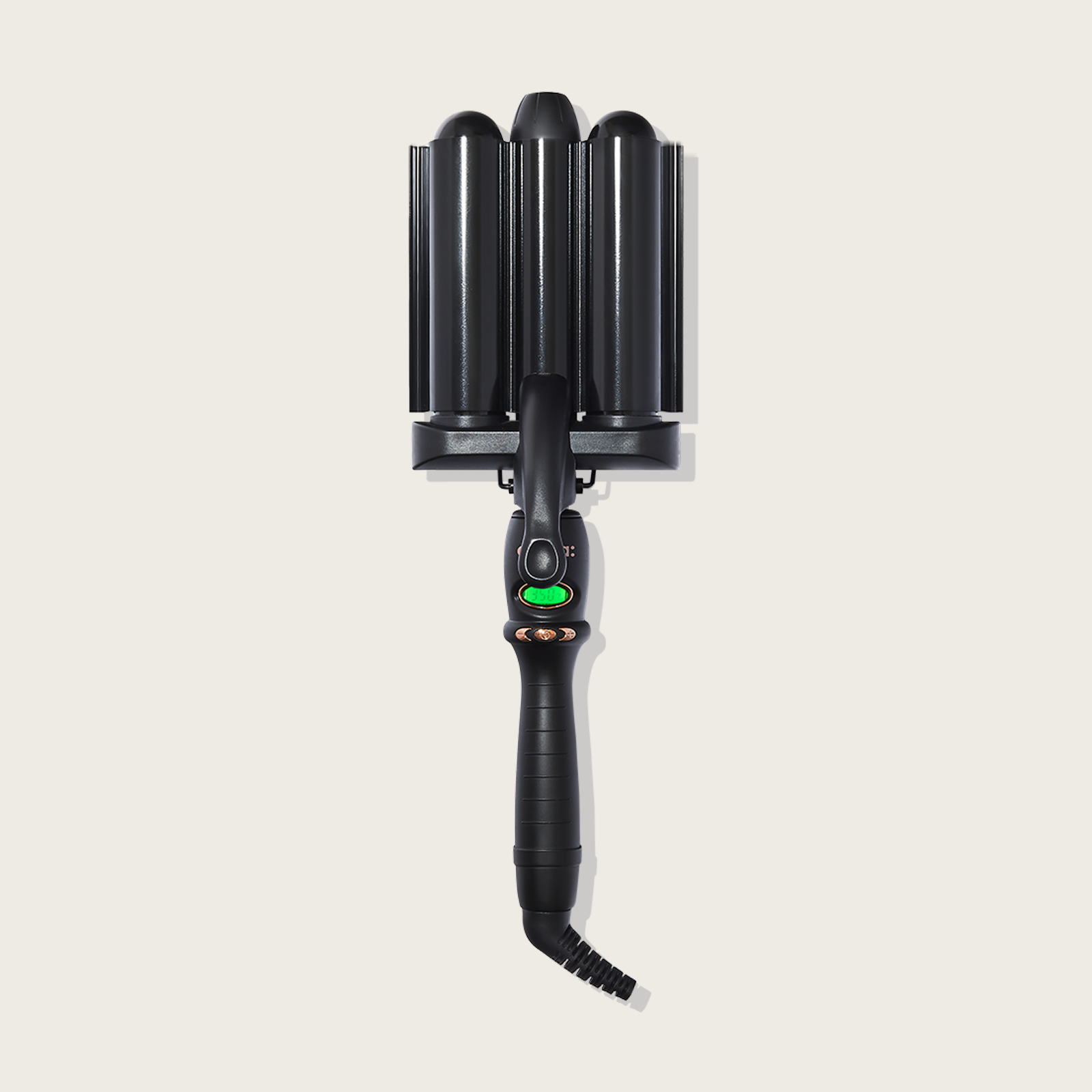 Amika High Tide Jumbo Deep Waver – 1.25" Tourmaline Ceramic Triple-Barrel Hair Tool