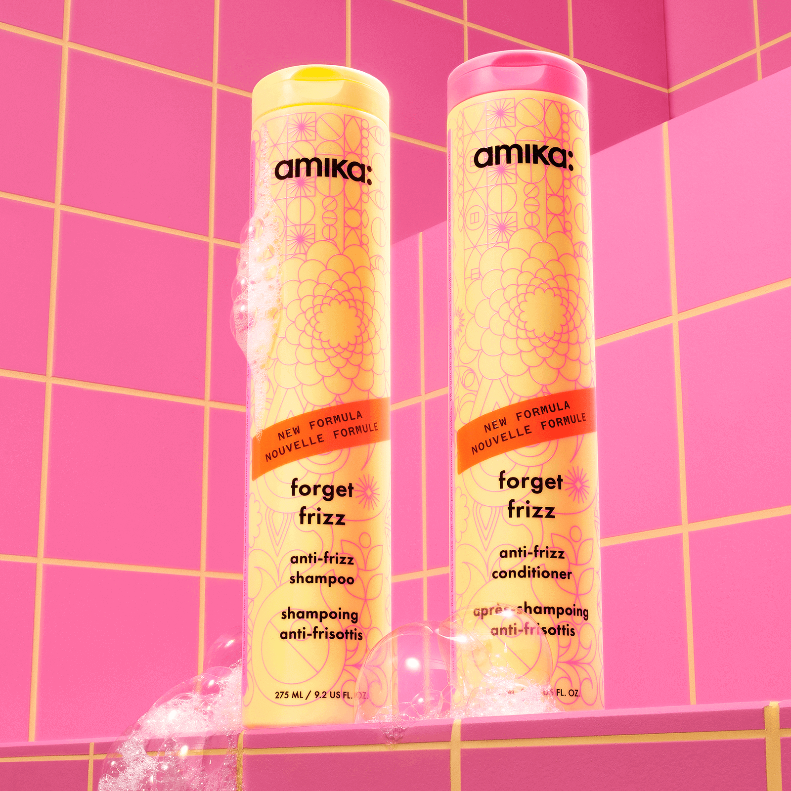 Amika Forget Frizz Anti‑Frizz Conditioner 275ml