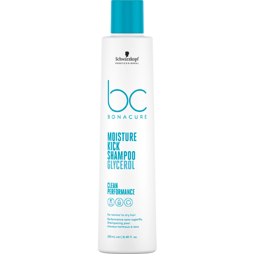 Bonacure Moisture Kick Shampoo – Gentle Cleanser for Dry or Curly Hair