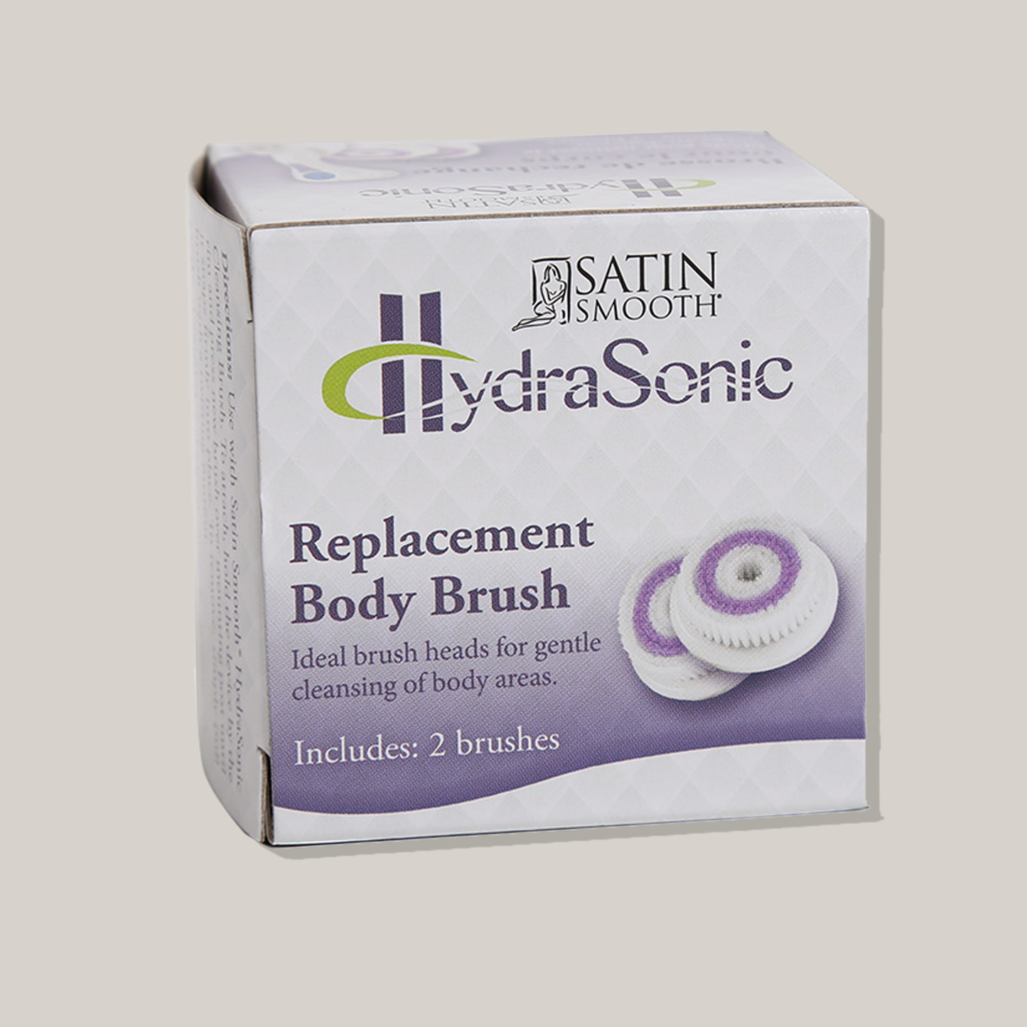 Ensemble 2 brosses HydraSonicpour le corps SSHSBB2C