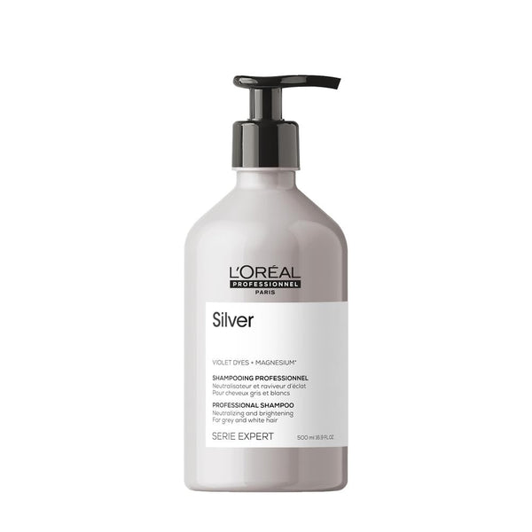 L'Oréal Professionnel Silver Shampoo – Neutralizing Brightness for Grey & White Hair