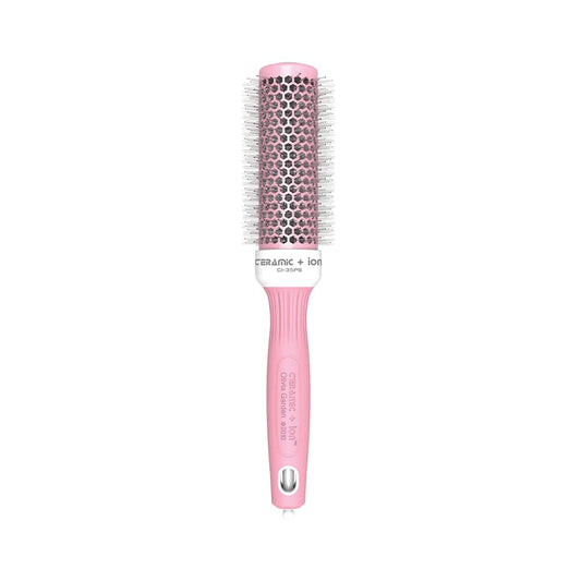 Olivia Garden Ceramic + ion Pastels Round Brush – Pastel Pink – 35 mm