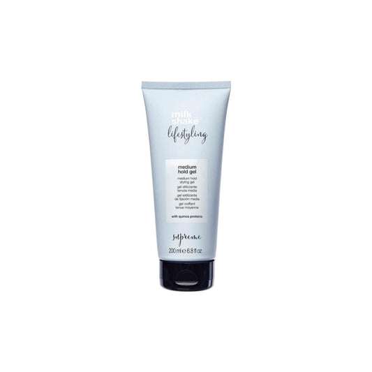 milk_shake Styling Gel — 200 ml distributor packshot, plain white background