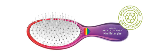 Olivia Garden OG Pride Mini Detangling Brush — product on a plain white background