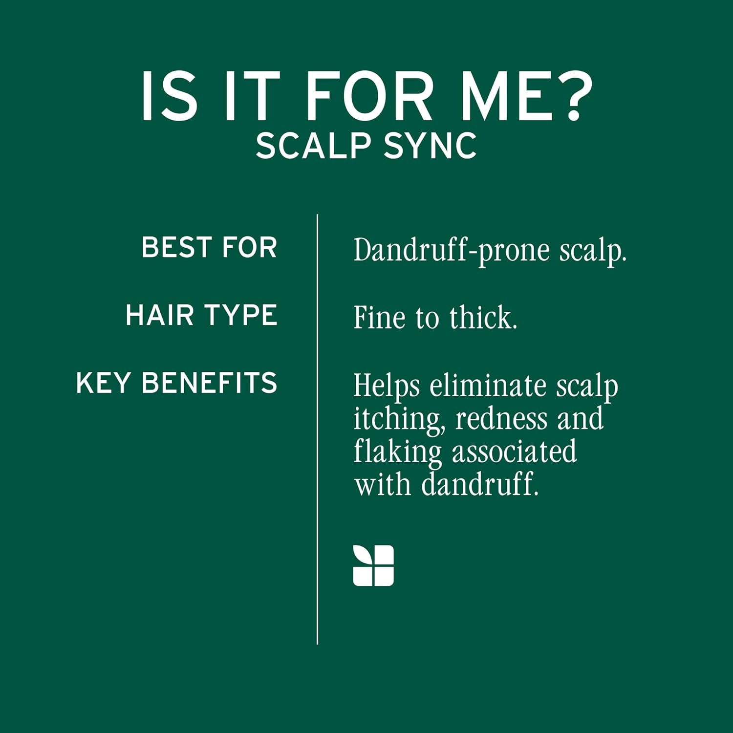 Biolage ScalpSync Anti-Dandruff Shampoo Soothes Scalp & Controls Flakes