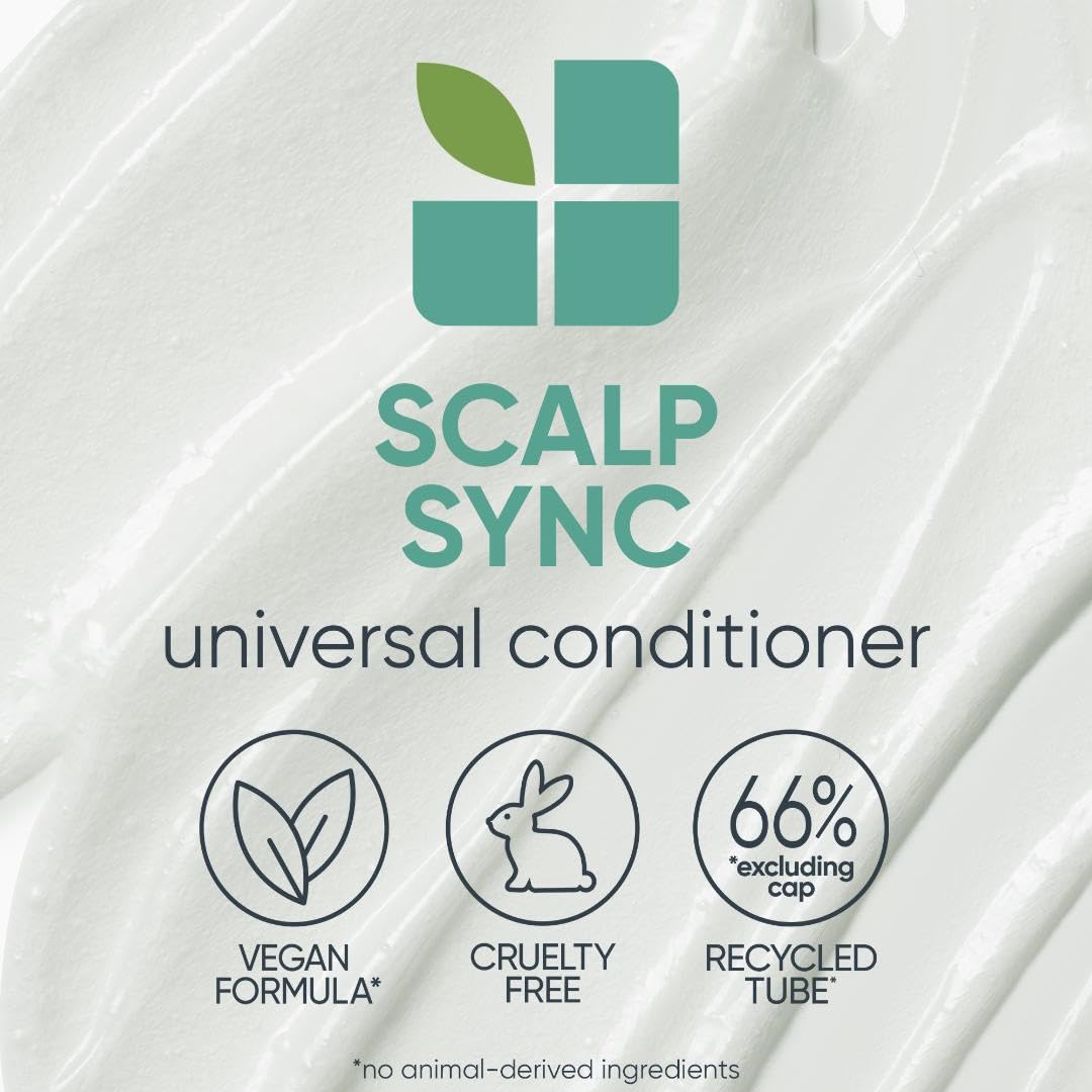 Biolage Scalp Sync Conditioner – Lightweight, Vegan, Paraben-Free Scalp Care for All Hair Types