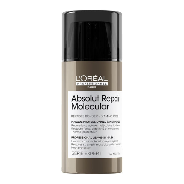 L'Oréal Professionnel Absolut Repair Molecular Leave-In Mask – Fiber Sealing Heat Protection 100ml