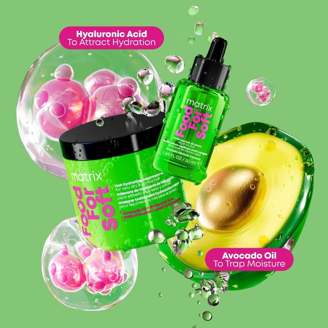 Matrix Food For Soft Rich Hydrating Treatment Mask – Deep Moisture Repair for Dry & Porous Hair