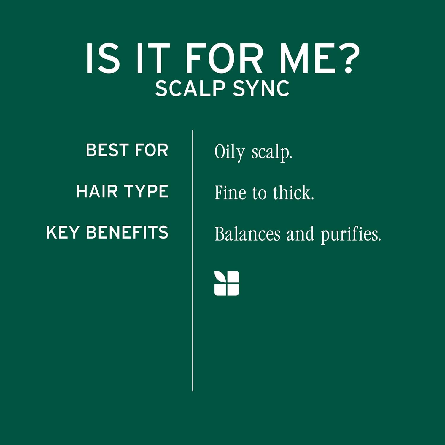 Biolage Scalp Sync Clarifying Shampoo – Deep Cleanse for Oily Scalp & Buildup Removal