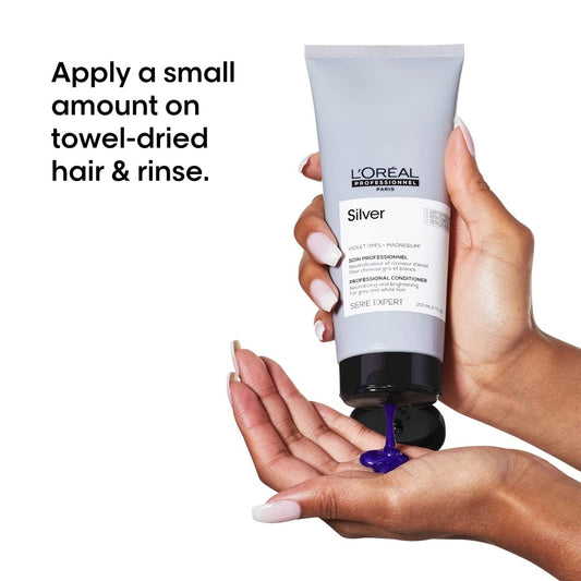 L'Oréal Professionnel Silver Toning Duo – Shampoo 300ml + Conditioner 200ml
