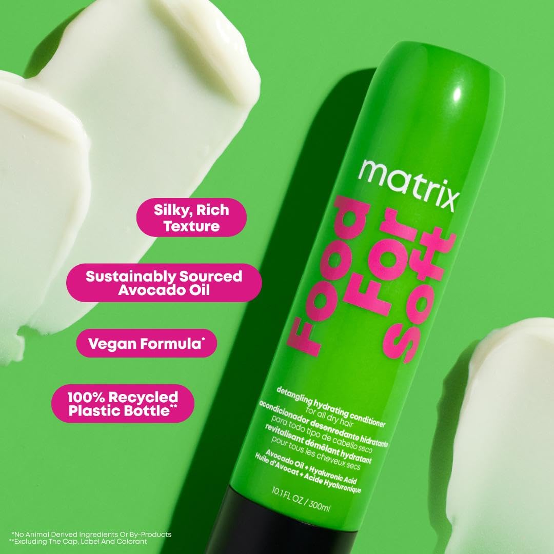 Matrix Food For Soft Detangling Hydrating Conditioner – Deep Moisture & Smoothness for Dry, Brittle Hair