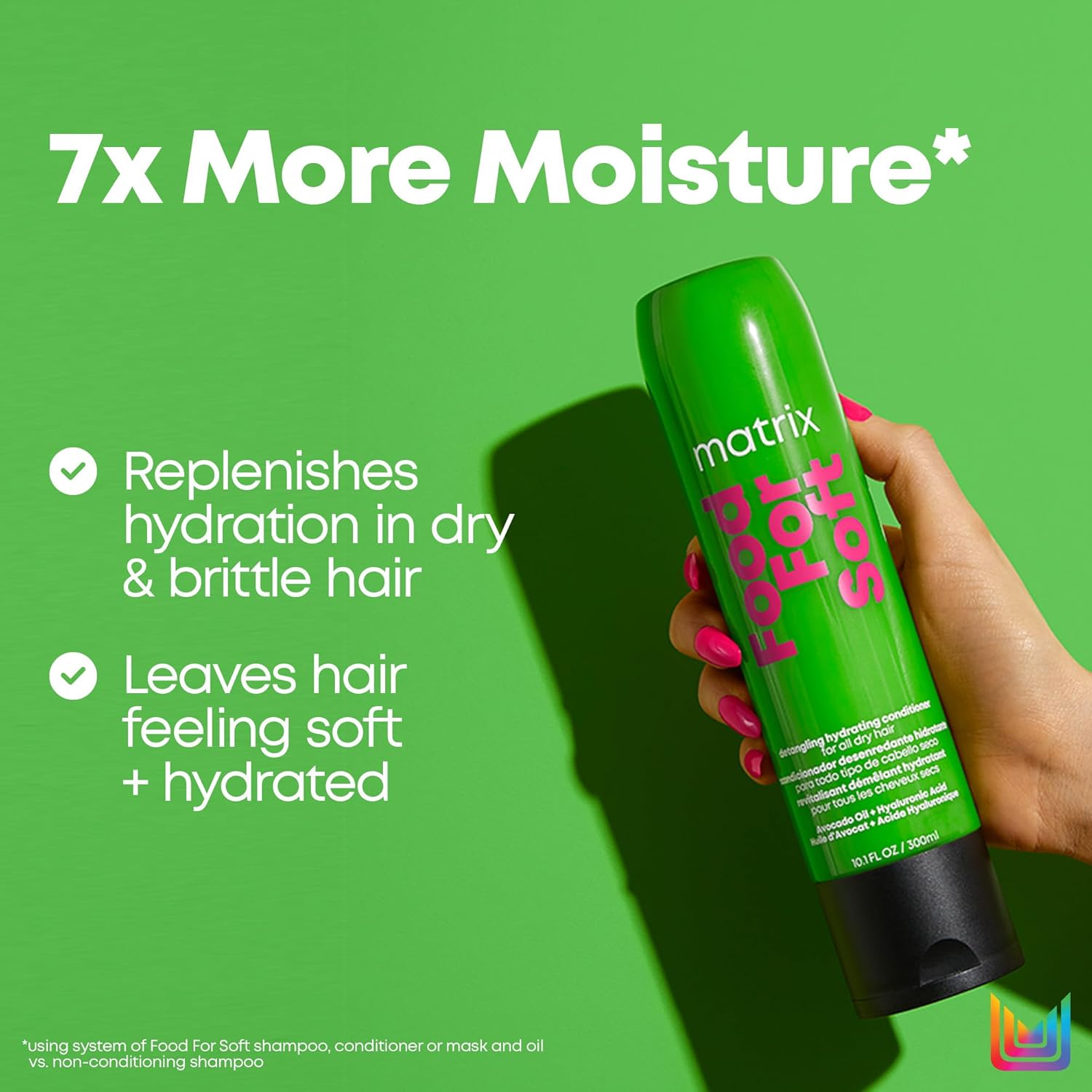 Matrix Food For Soft Detangling Hydrating Conditioner – Deep Moisture & Smoothness for Dry, Brittle Hair