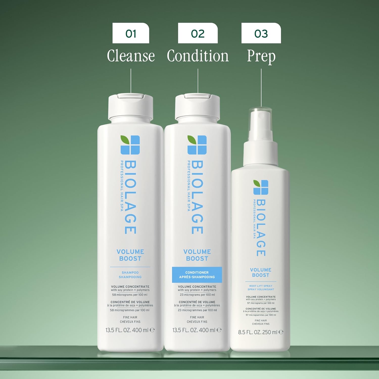 Biolage VolumeBoost Shampoo – Lightweight Volume for Fine Hair, Vegan, Paraben-Free