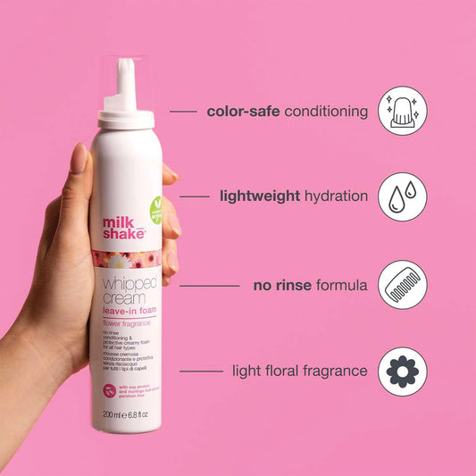 Leave in whipped cream flower fragrance