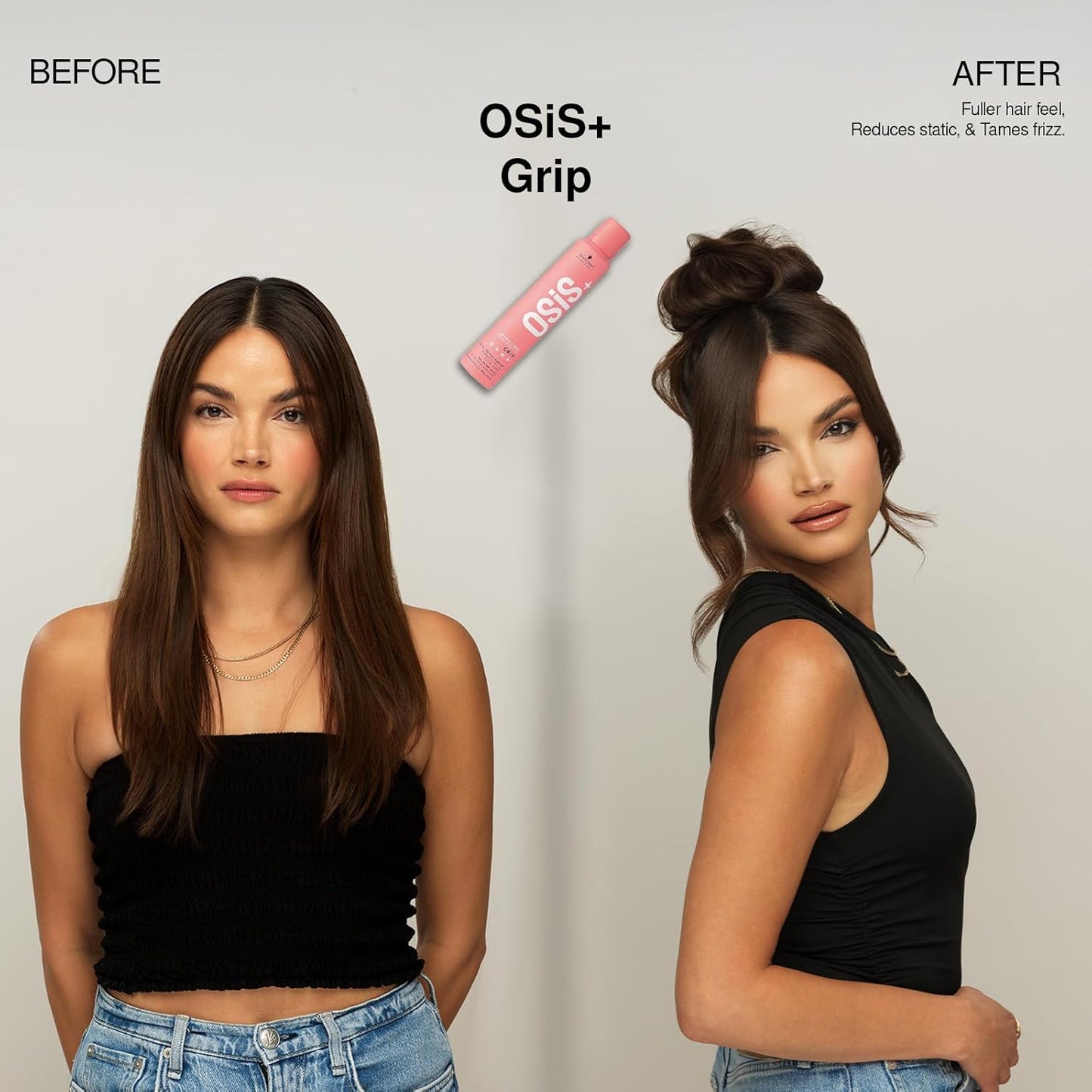 OSiS+ Grip – 200ml Extra Strong Mousse for Long-Lasting Volume & Style Control