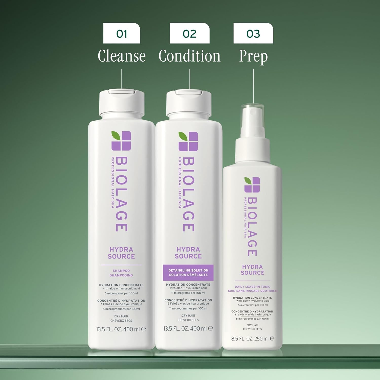 Biolage Hydra Source Daily Leave-In Tonic for Dry Hair, Paraben-Free, 400 ml