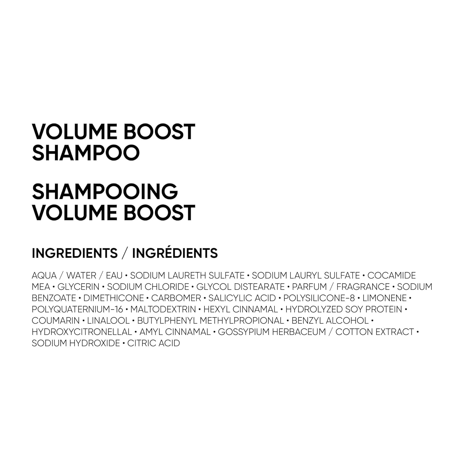 Biolage VolumeBoost Shampoo – Lightweight Volume for Fine Hair, Vegan, Paraben-Free