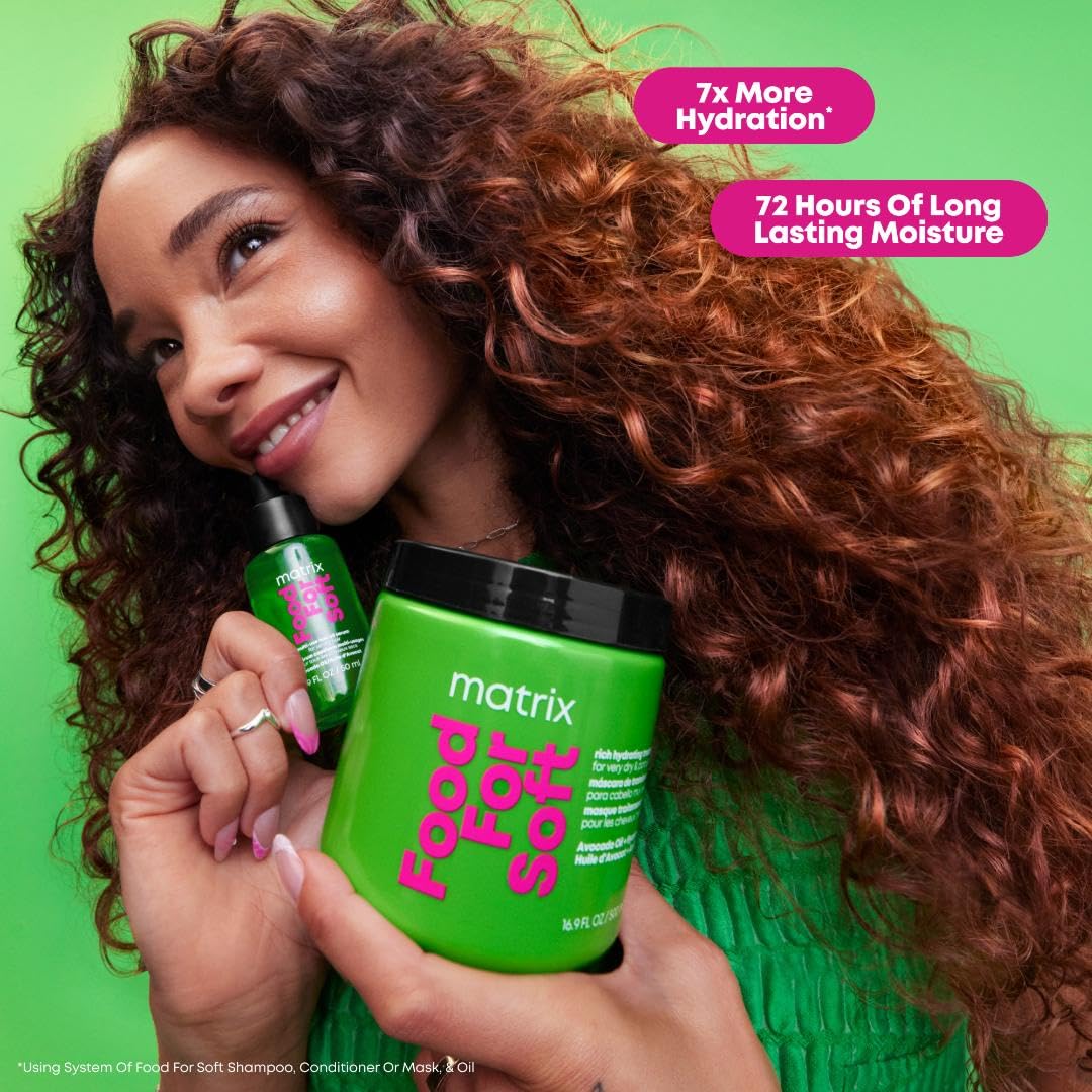 Matrix Food For Soft Rich Hydrating Treatment Mask – Deep Moisture Repair for Dry & Porous Hair