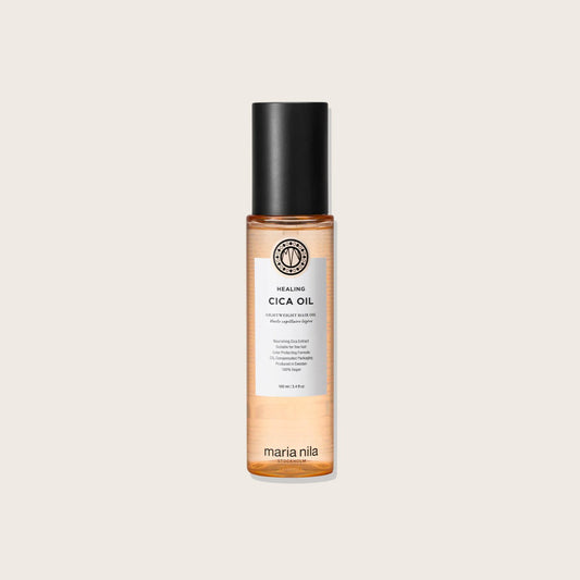 Maria Nila Cica Oil weightless hair oil 100ml bottle, front label | Maria Nila | ProHair.ca
