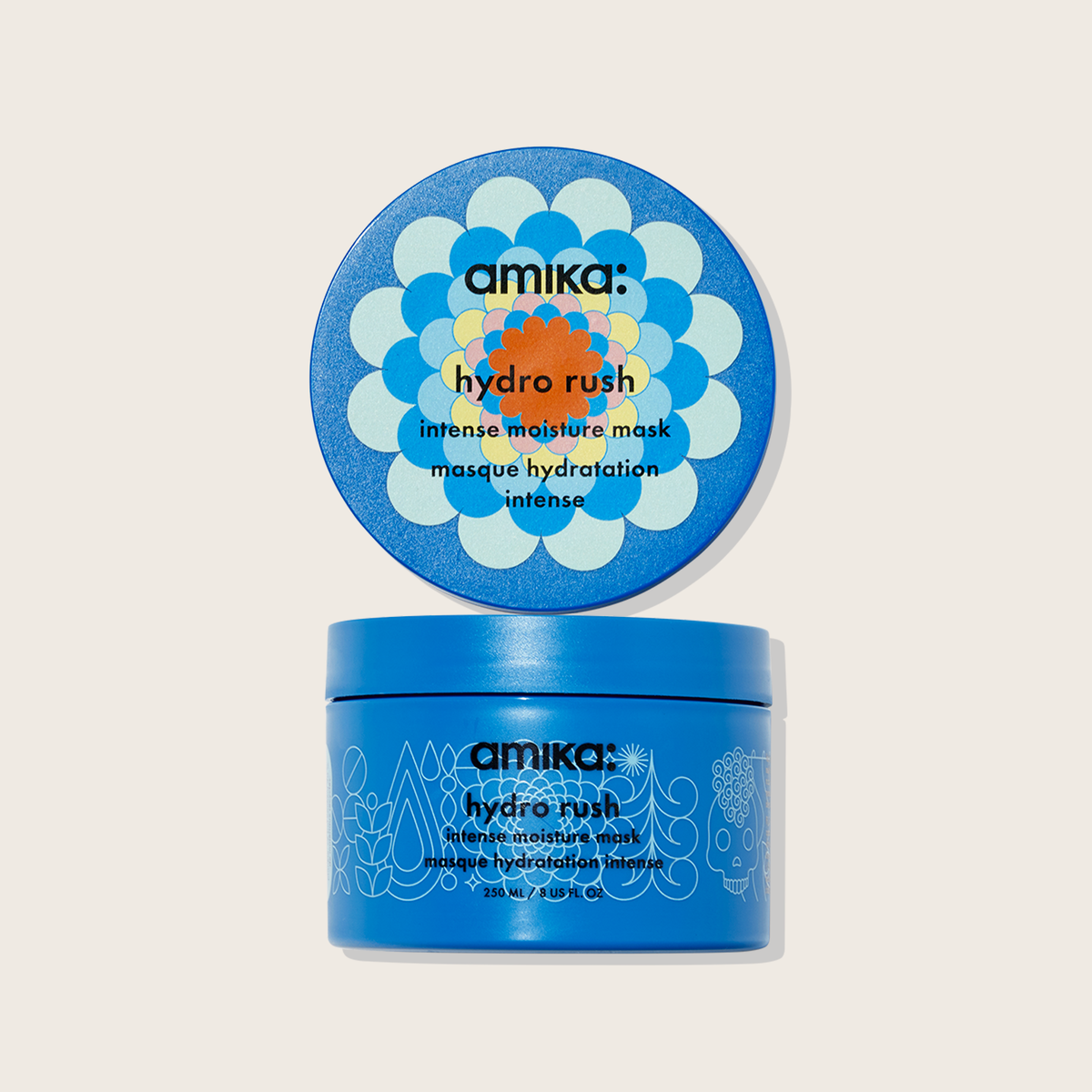 Amika Hydro Rush – Intense Moisture Hair Mask with Hyaluronic Acid 250 ml