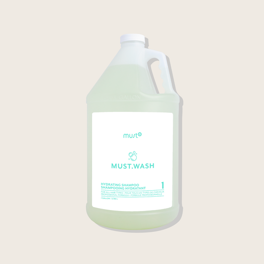 Must52 Hydrating duo component: shampoo, 3.78 L; one of the two included bottles