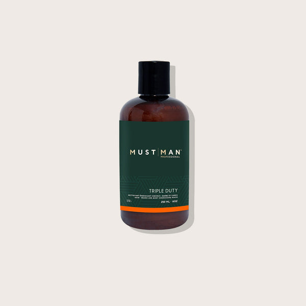 Must Man Professional Triple Duty limpiador de cabello, barba y cuerpo