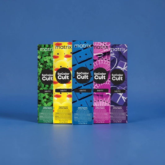 Matrix SoColor Cult Semi-Permanent Hair Color — Powder Blue, shown on its own