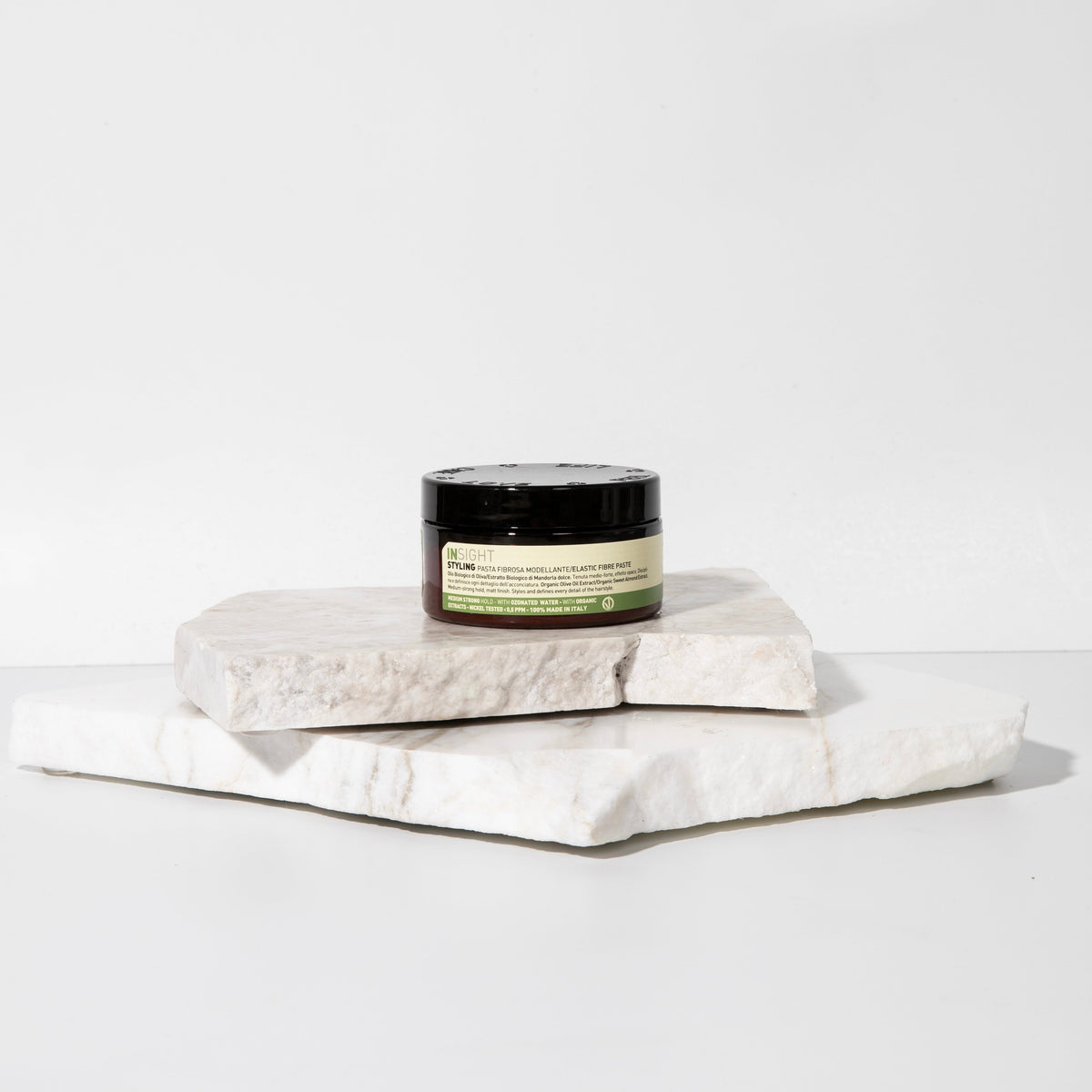 Insight Styling Elastic Fibre Paste 90 ml — same jar in the cream-label livery currently supplied in Canada