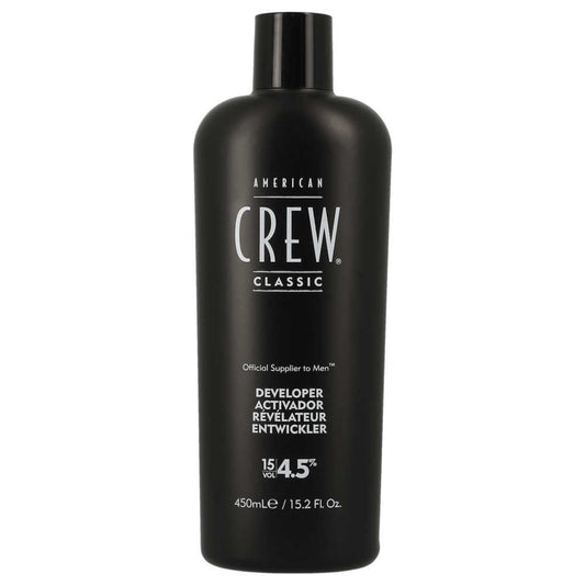 American Crew Precision Blend Developer — 15 Vol 4.5% bottle, 450 ml / 15.2 Fl. Oz., plain white background