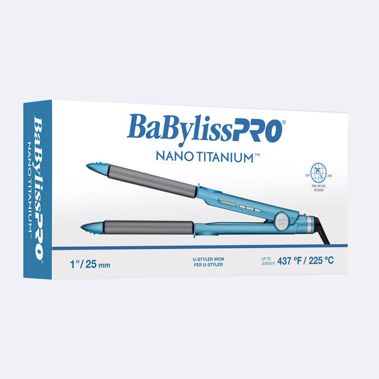 BaBylissPRO Nano Titanium U Styler – Straighten, Wave and Curl