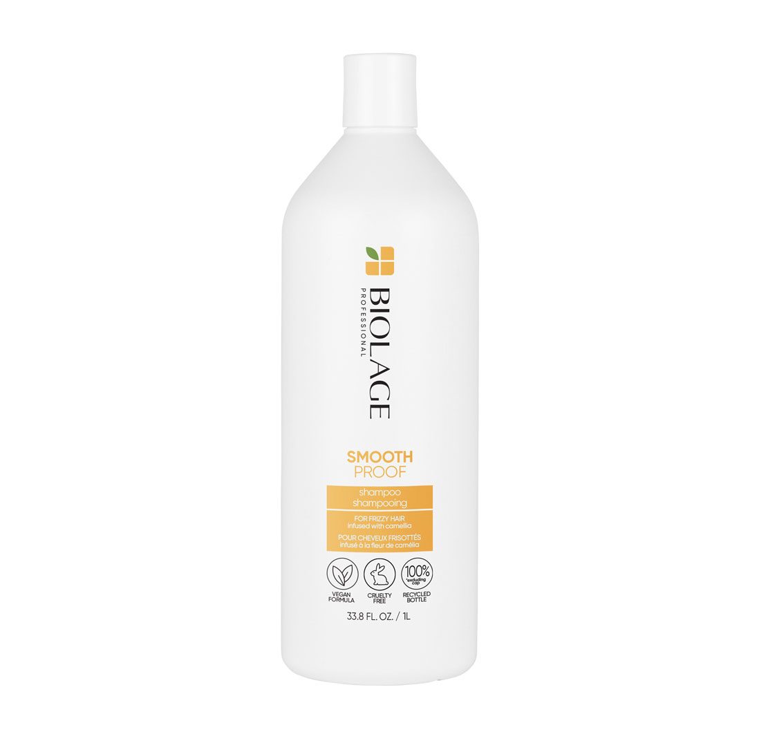Biolage SmoothProof Shampoo – Anti-Frizz, Humidity Control, Camellia Oil Infused, Vegan