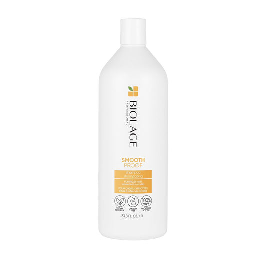 Biolage SmoothProof Shampoo – Anti-Frizz, Humidity Control, Camellia Oil Infused, Vegan
