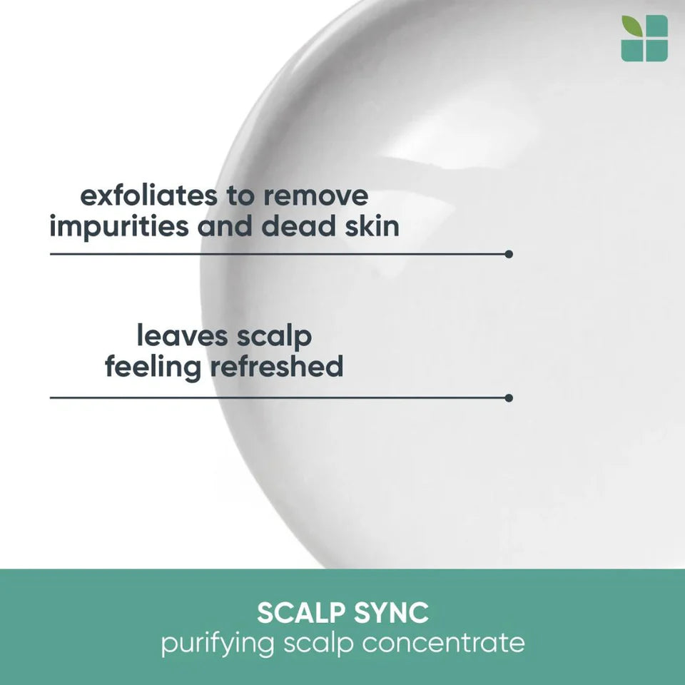 Biolage Scalp Sync Purifying Scalp Concentrate 6.8 oz – Detoxifies & Balances All Scalp Types
