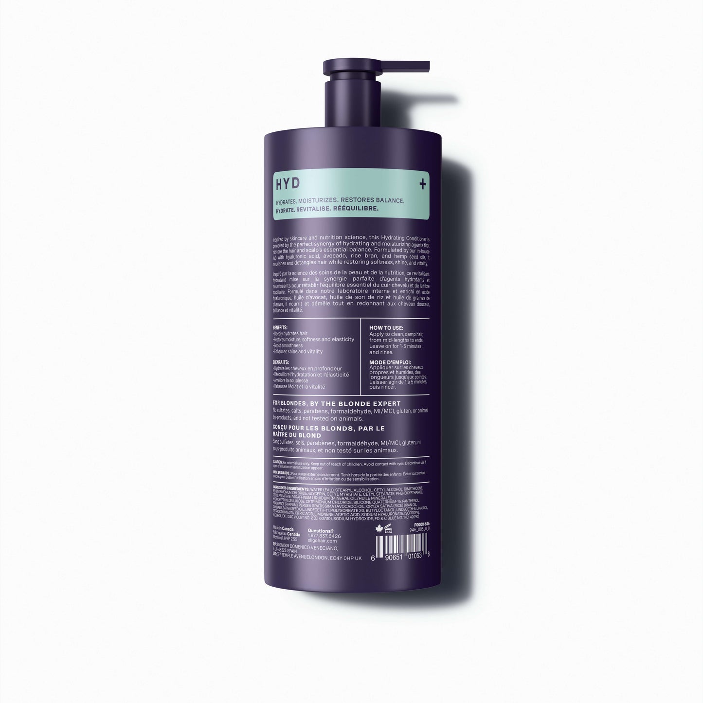 Oligo Professionnel – Blacklight – Hydrating Conditioner Hyd – official product view