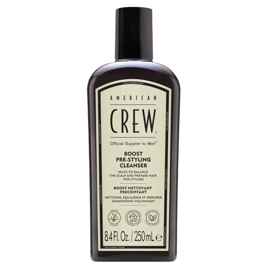 American Crew Boost Pre-Styling Shampoo 250 ml bottle