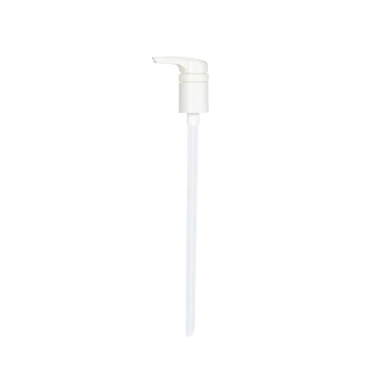 Bain de Terre White Liter Pump — current-livery front packshot, plain white background