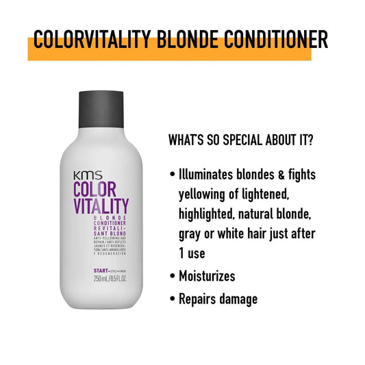 KMS ColorVitality Blonde Conditioner — official KMS product image 3 of 4
