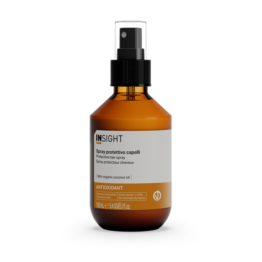Insight Antioxidant Protective Hair Spray 100 ml — 100 ml amber spray bottle, current white-label livery, front view