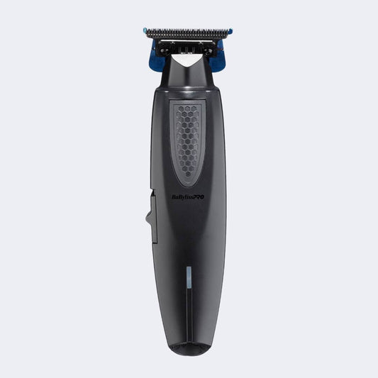 BaBylissPRO LithiumFX+ Ergonomic Trimmer – Blue DLC/Titanium T-Blade, 4-Hour Runtime