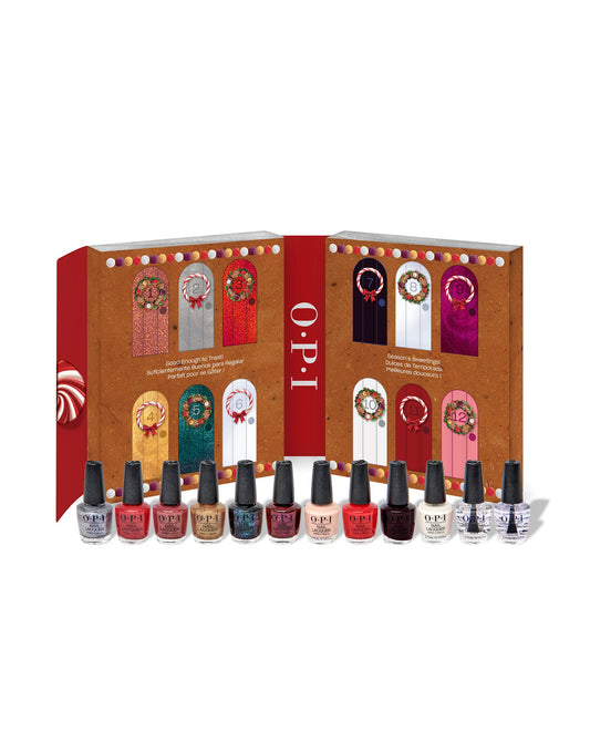OPI Nail Lacquer Gift Sets — Holiday '25 12-Piece Mini Pack, official OPI product image