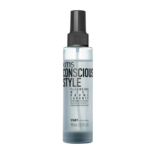 KMS ConsciousStyle Cleansing Mist — 100 mL spray bottle, front label, plain white background