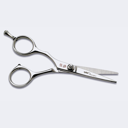 Dannyco 5" Left-Handed 440C Haircutting Shears – Offset / Ciseaux de coupe gauchers Dannyco 5 po en acier 440C – décalés