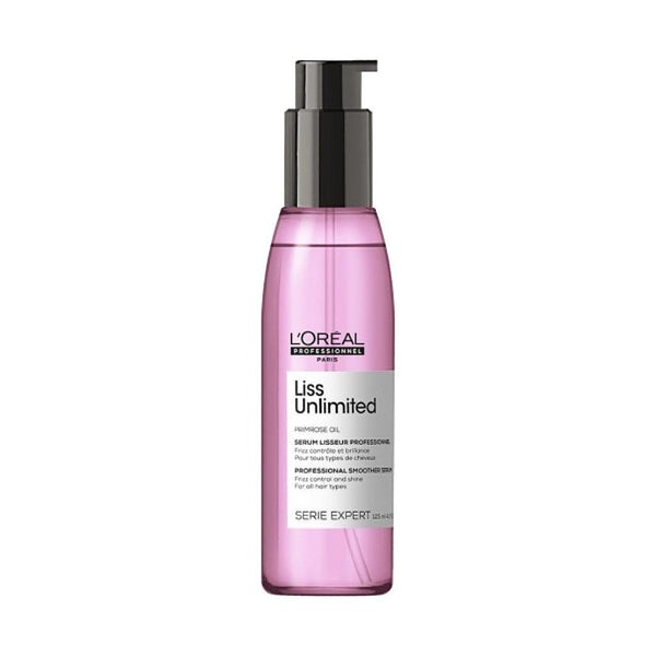 L'Oréal Professionnel Liss Unlimited Aceite de secado – Suavizado antiencrespamiento con aceite de onagra 125 ml