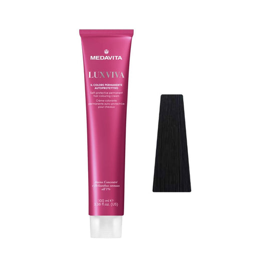Medavita Luxviva Permanent Hair Colour – 2.10 Blue Black