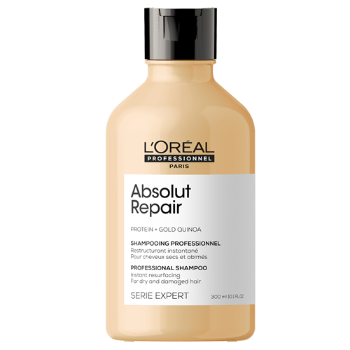 L'Oréal Professionnel Absolut Repair Shampoo – Instant Resurfacing Cleanser for Damaged Hair