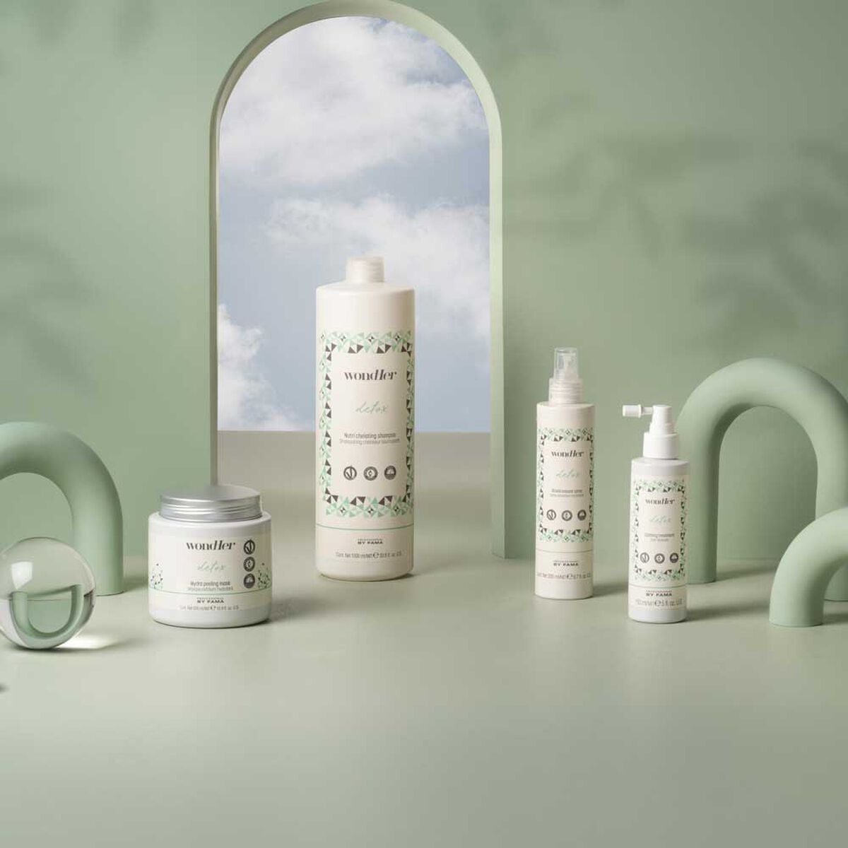 Wondher Detox range overview — other products sold separately