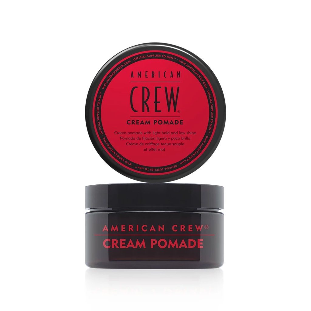 American Crew Cream Pomade – Light Hold, Low Shine, Water-Based Formula