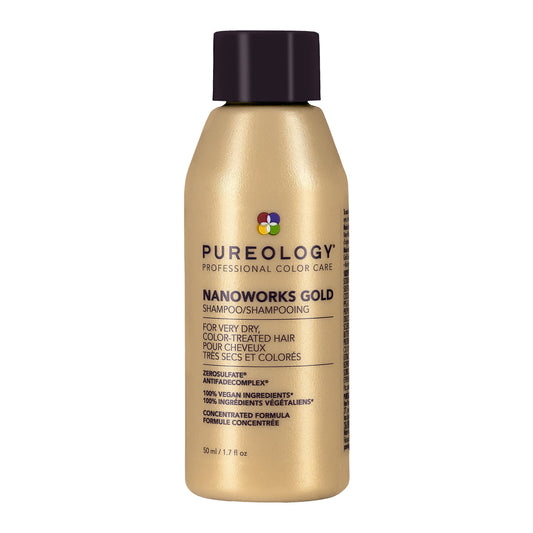 Pureology Nanoworks Gold Shampoo 50ml – front packshot on white